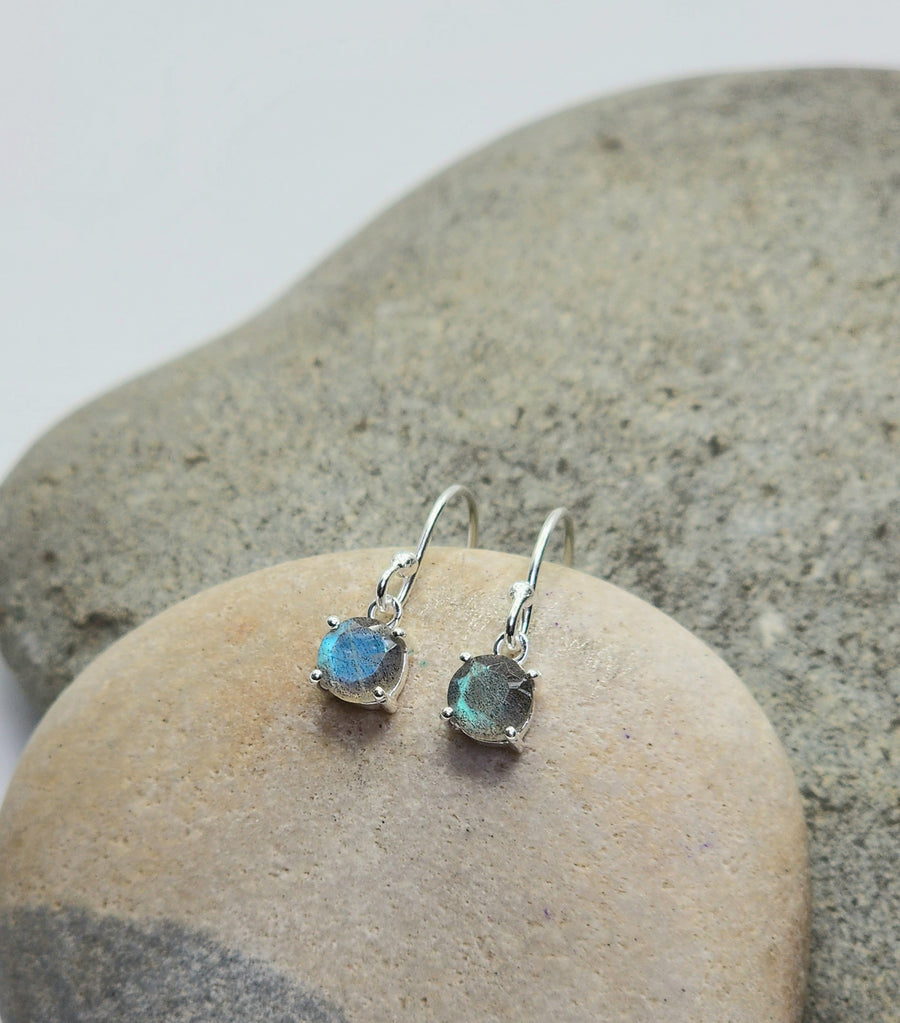 Divine Embodiment Labradorite Earrings Sterling Silver