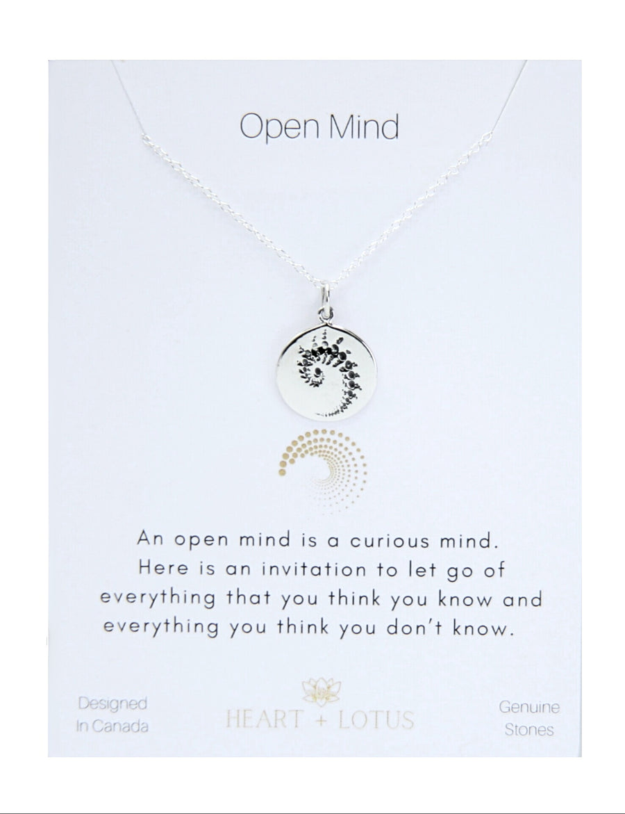 Open Mind Necklace in Sterling Silver