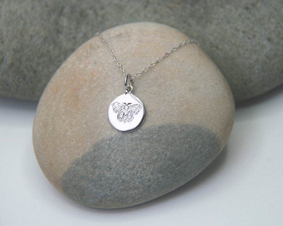 Light in Darkness Necklace in Sterling Silver