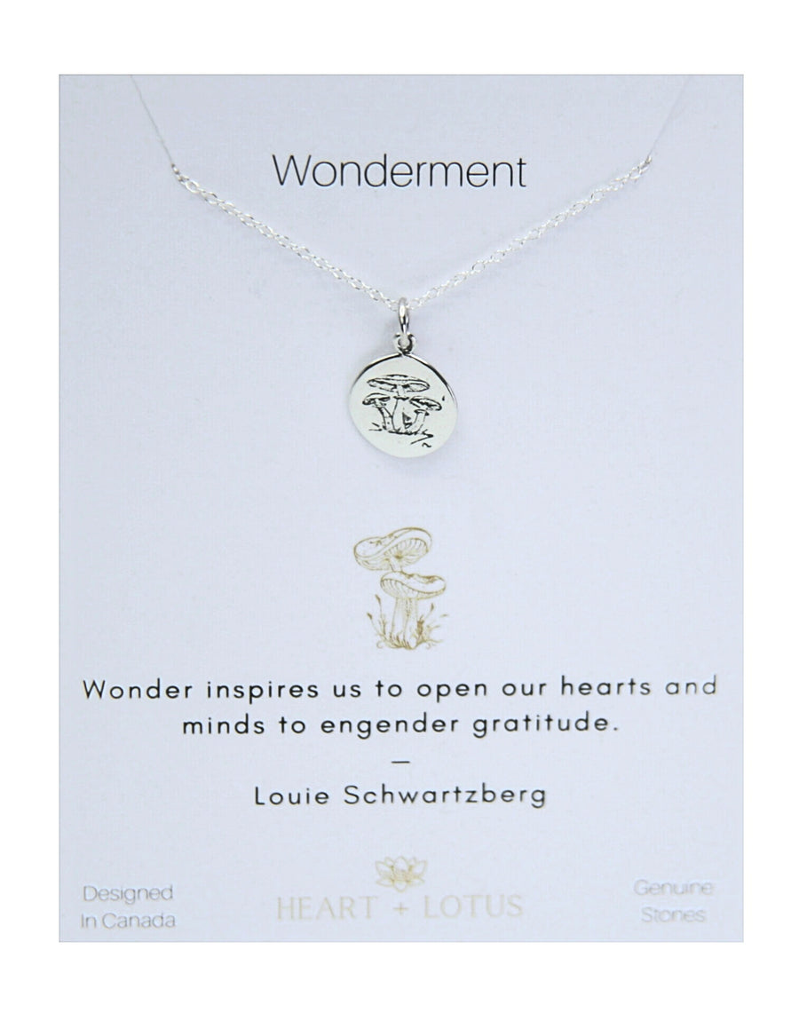 Wonderment Necklace in Sterling Silver Circle