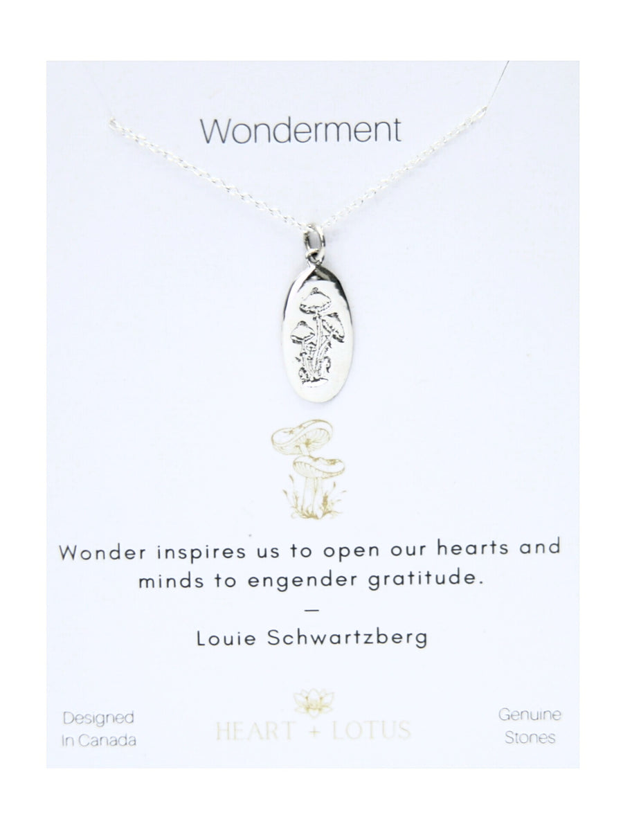 Wonderment Necklace in Sterling Silver Oval